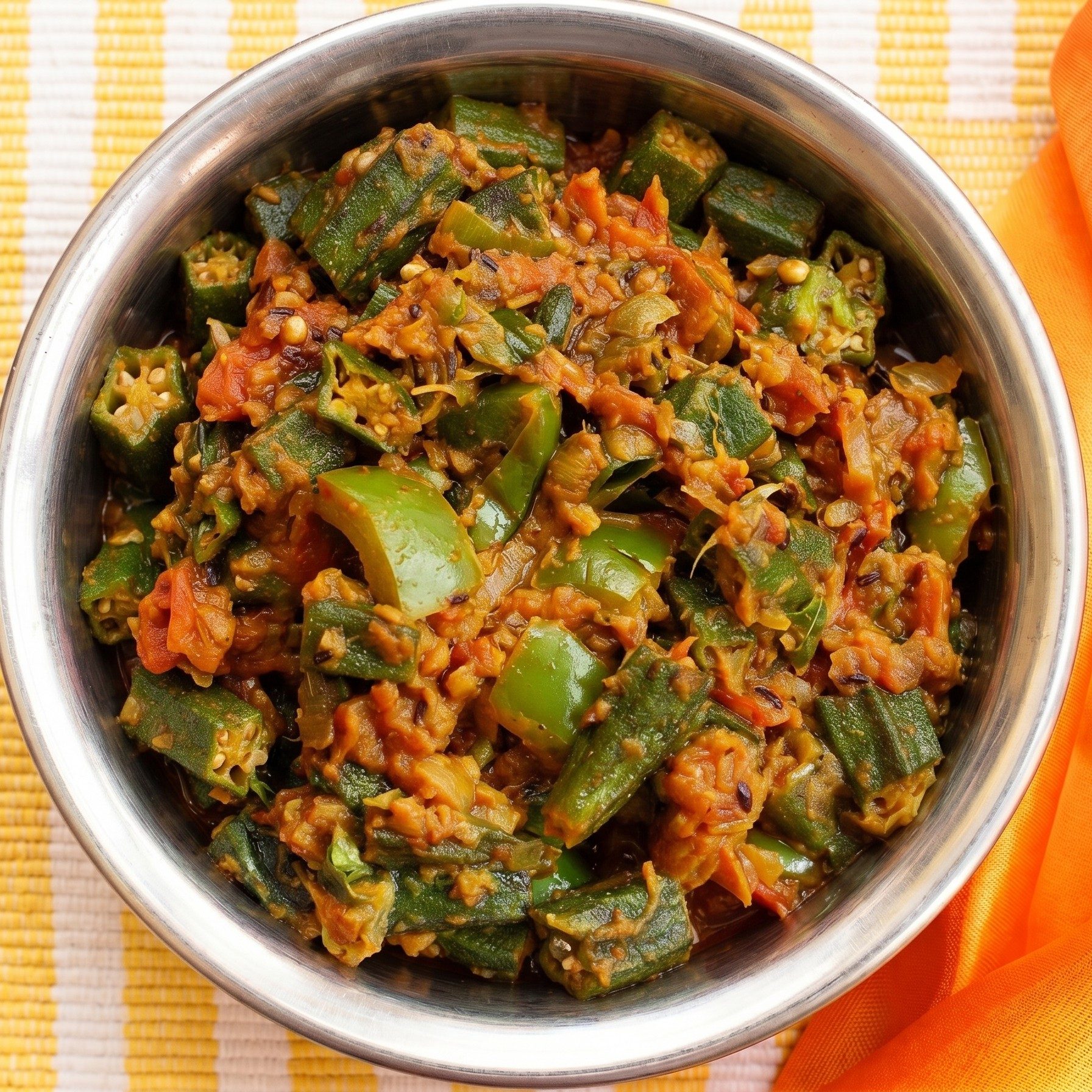 Kadhai Bhindi.