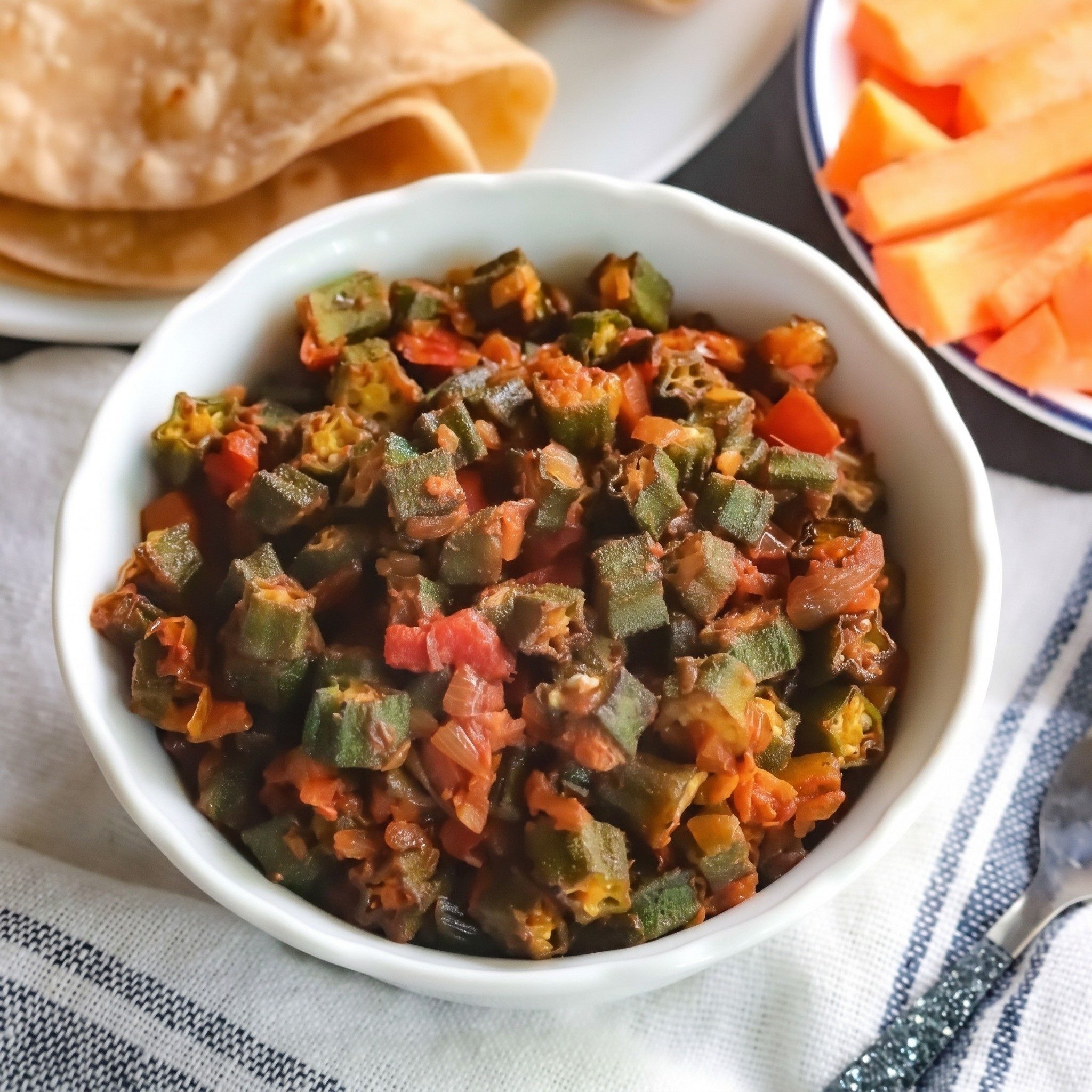 Kadhai Bhindi Combo.
