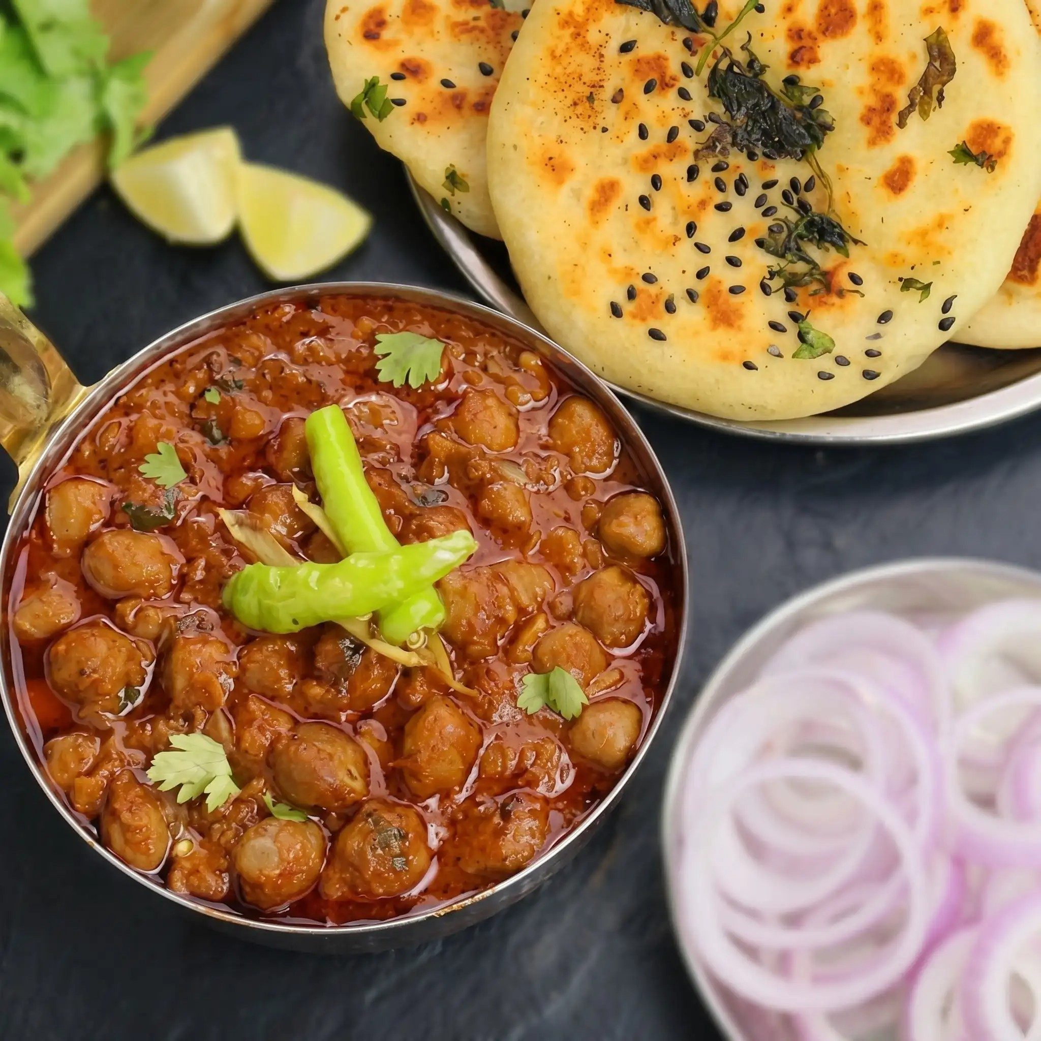Amritsari Chole Kulche Combo.