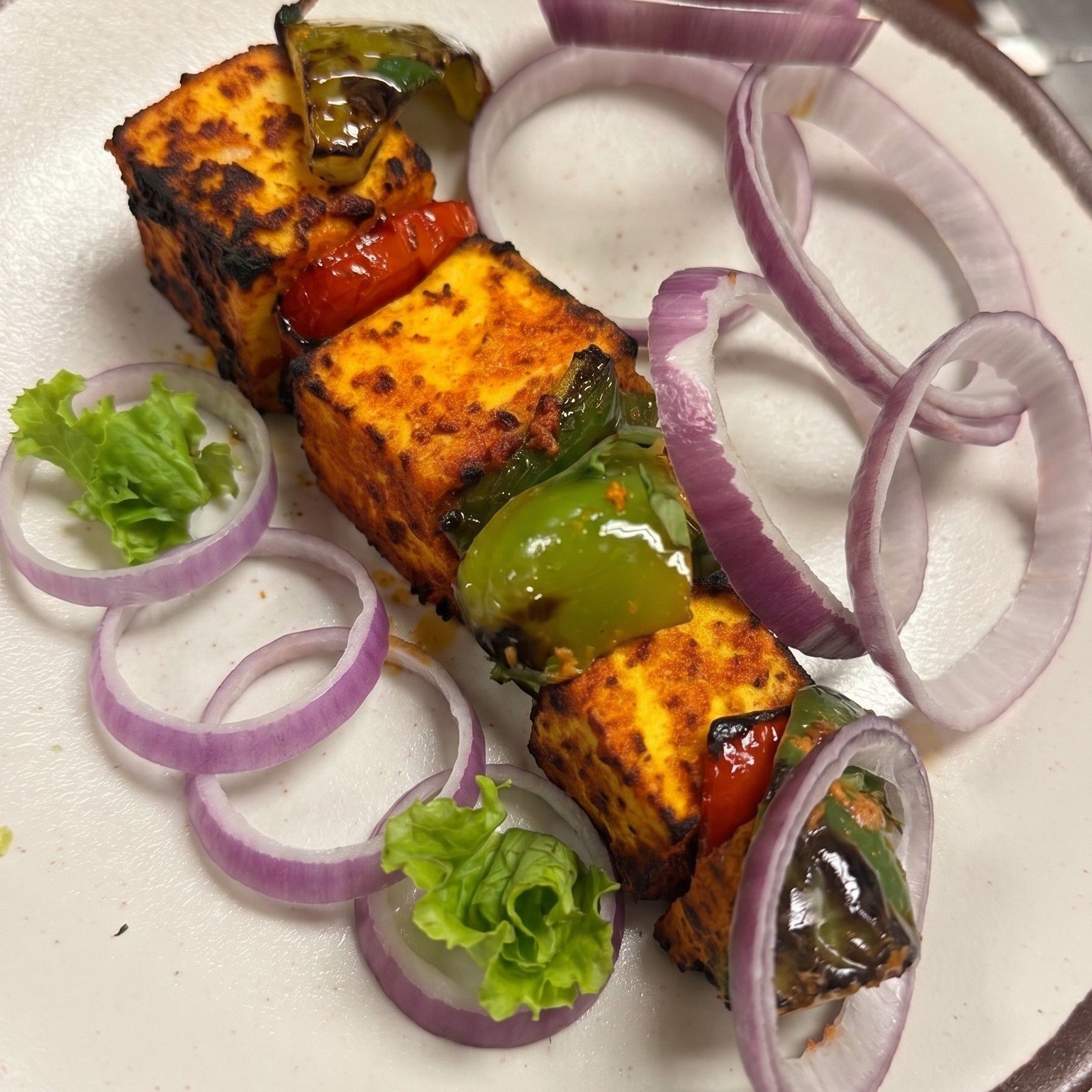 Achari Paneer Tikka.