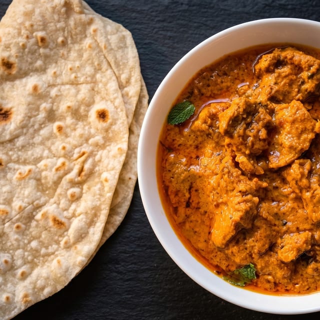 Bhuna Gosht Combo (Rumali Roti).