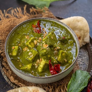 Palak Paneer Combo (Rumali Roti)